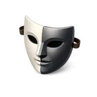 Blue Mask 3D icon
