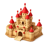 Matchstick Castle 3D icon