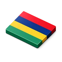 Mauritius Flag 3D icon