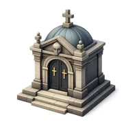 Mausoleum 3D icon