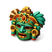 Mayan Mask 3D icon