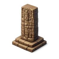 Mayan Monolith 3D icon
