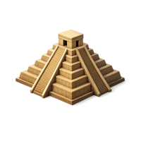 Mayan Pyramid 3D icon