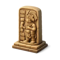 Mayan Stela 3D icon