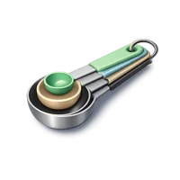 Measuring Spoon 3D icon