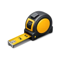 Amber Measuring Tape 3D icon