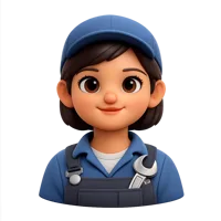 Mechanic Avatar 3D icon