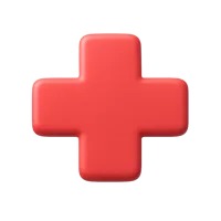Medical Cross 3D icon