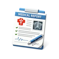 Medical Report 3D icon