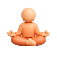 Meditation 3D icon