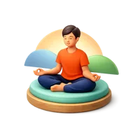 Meditation App 3D icon