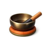 Meditation Bell 3D icon