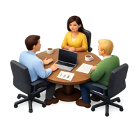 Meeting 3D icon
