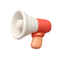 Megaphone 3D icon