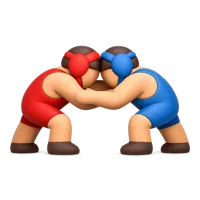 Men Wrestling 3D icon