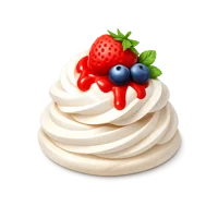 Meringue Dessert 3D icon