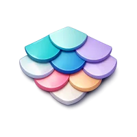 Mermaid Scale 3D icon