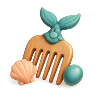 Mermaid's Comb 3D icon