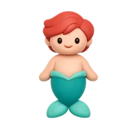 Merperson 3D icon