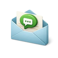 Message 3D icon