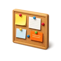 Message Board 3D icon