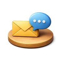 Message Disk 3D icon