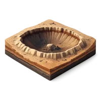 Meteor Crater 3D icon