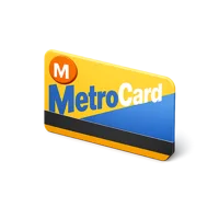 Yellow Metro Card 3D icon