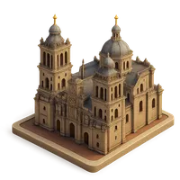 Metropolitan Cathedral of Mexico City 3D icon