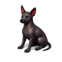 Mexican Hairless Dog 3D icon