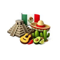 Green Mexico 3D icon
