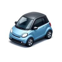 Microcar 3D icon