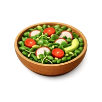 Microgreen Salad 3D icon