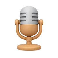 Microphone 3D icon