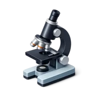 Blue Microscope 3D icon