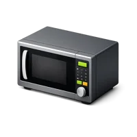 Black Microwave 3D icon