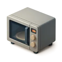 Microwave Oven 3D icon
