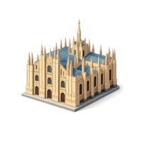 Amber Milan Cathedral 3D icon