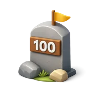 Milestone 3D icon