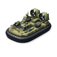 Military Hovercraft 3D icon