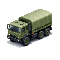 Military Truck 3D icon