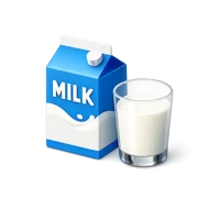 Blue Milk 3D icon