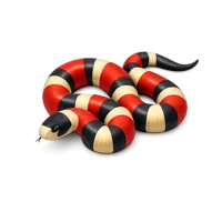 Red Milk Snake 3D icon