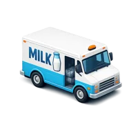 Milk Truck 3D icon