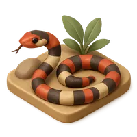 Milk Snake 3D icon