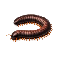 Red Millipede 3D icon