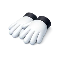 Mime Gloves 3D icon