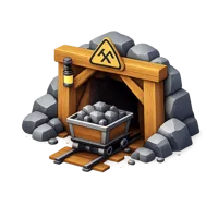 Brown Mine 3D icon