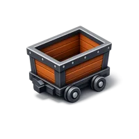 Minecart 3D icon