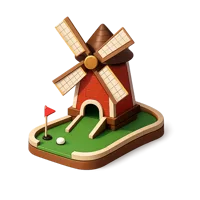 Mini Golf Windmill 3D icon